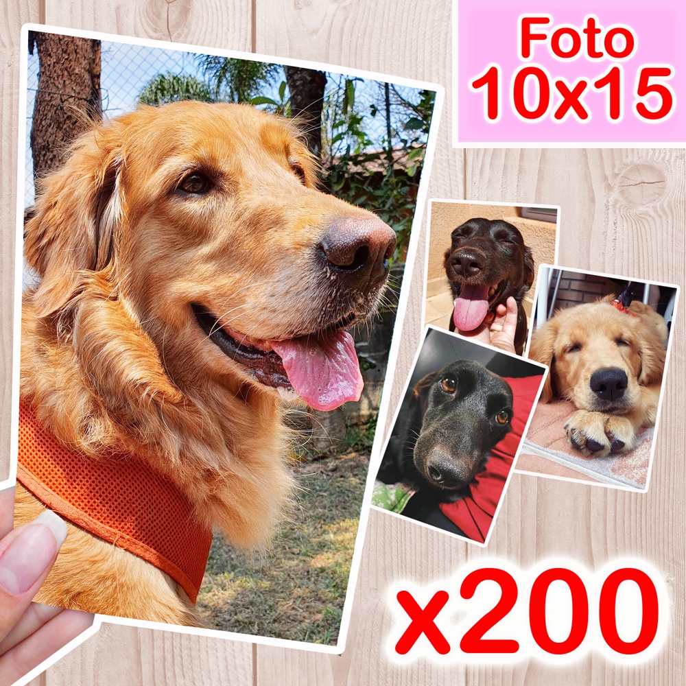 Revelar Fotos 10×15 (200 Unidades)