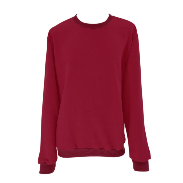 Blusa Infantil Moletom Flanelado Bordo Punho Basic