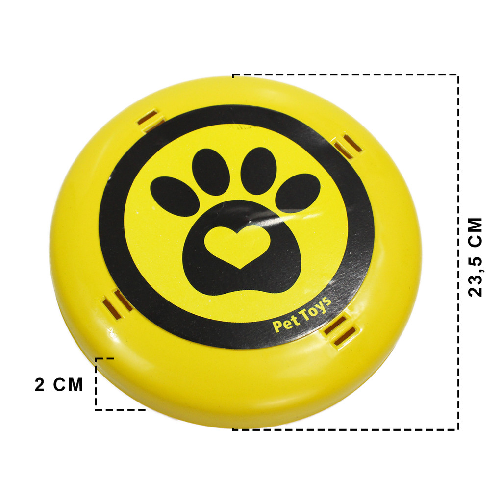 Brinquedo Para Cachorro Disco Frisbee e 3 Bolas de Tênis