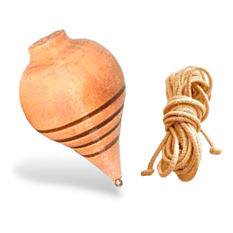 Pião De Madeira Brinquedo Antigo Retrô Tradicion
