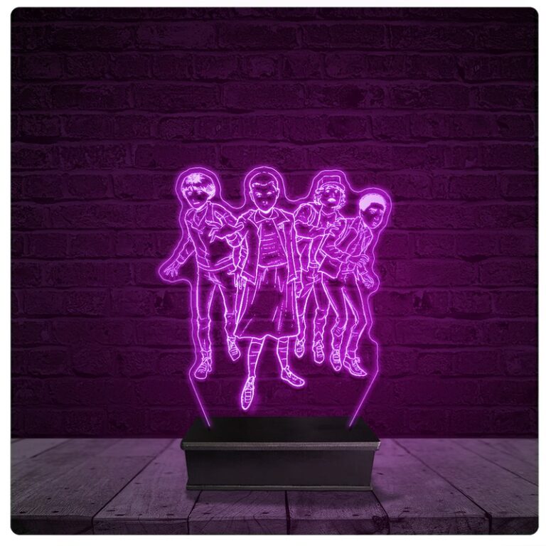 Luminária e Abajur Acrílico Led Stranger Things 