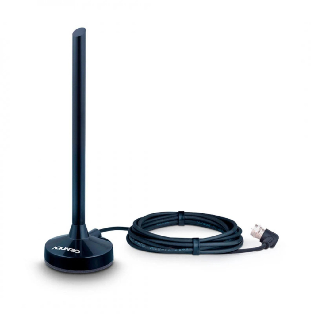 Antena Digital Interna 5 Em 1 Para Tv Base Magnética – DTV 100P