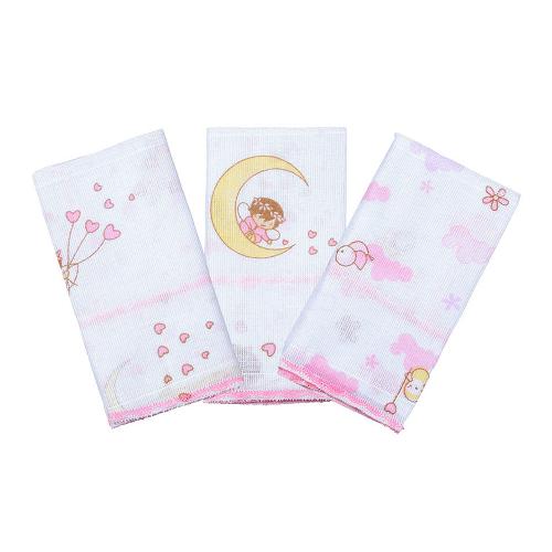 KIT BABETE PAPIZINHA ESTAMPA ROSA VARIADAS SEM AL�