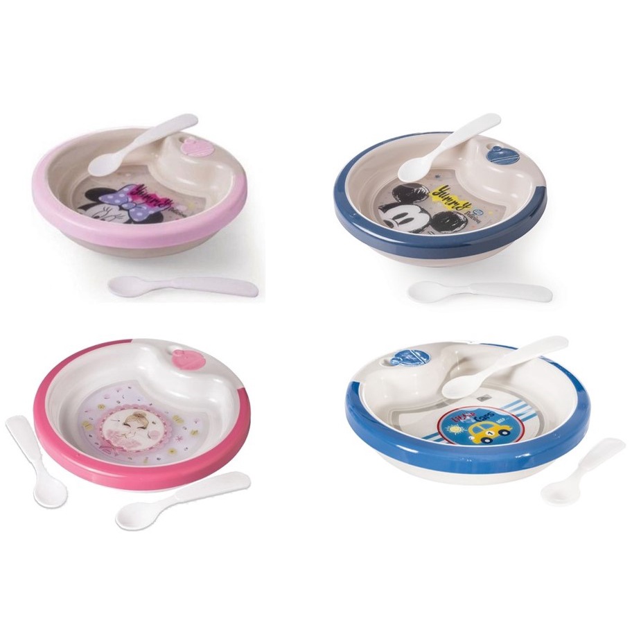 Prato Refeição Térmico Com 2 Colheres E Ventosa – Plasútil