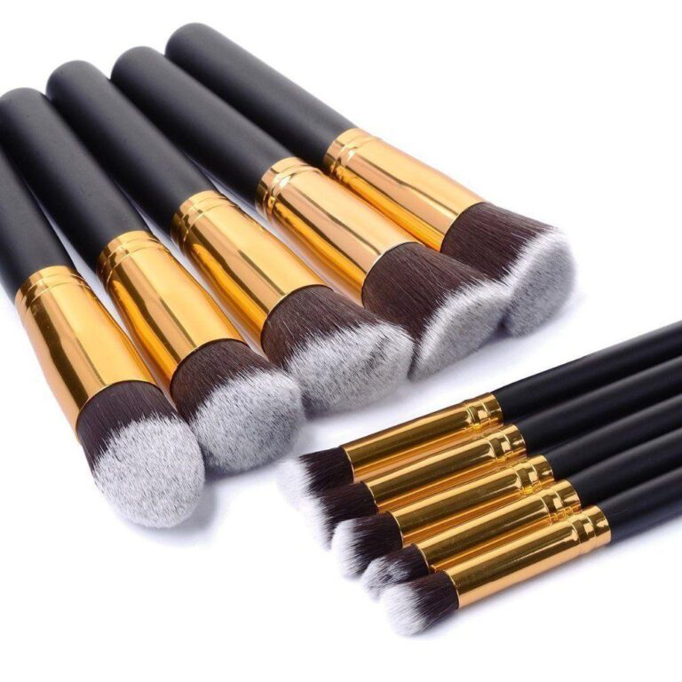 Kit 10 peças pincel kabuki precisão  Conjunto de
