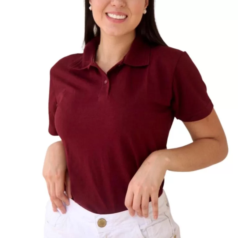 Camisa Polo Feminina Baby Look Atacado Varejo Pre�