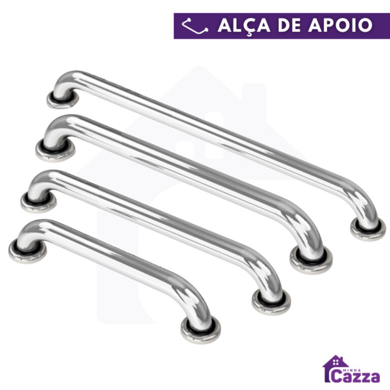 Alça de Apoio Inox Barra Acessibilidade Seguranç
