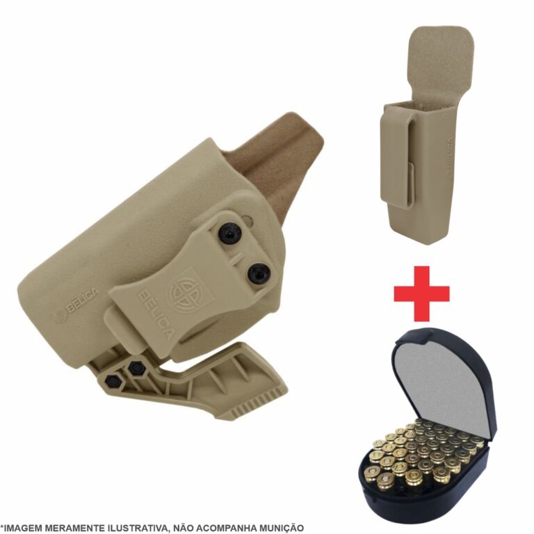 Kit G2C + Porta Carregador Velado + Porta Muniçã