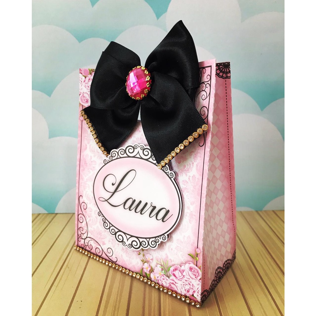 sacolinha para festa infantil paris