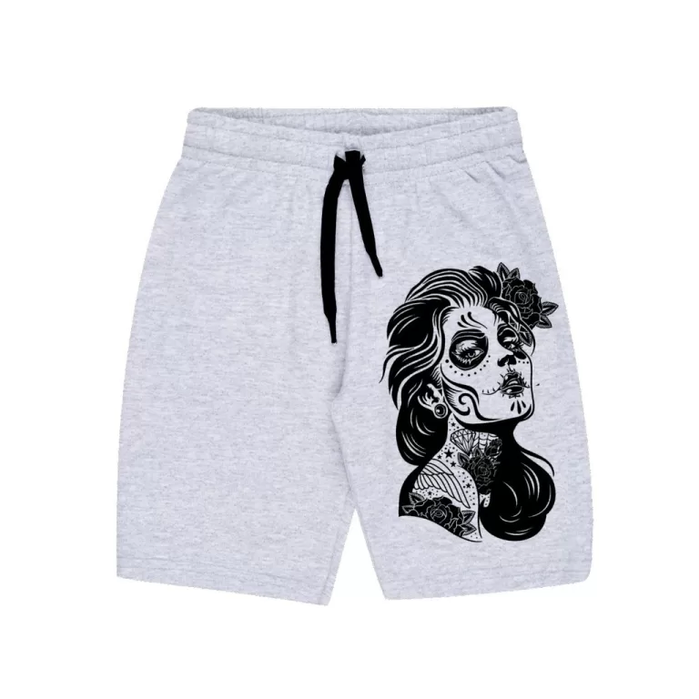 Bermuda Masculina de Moletom Estampada por Sublima