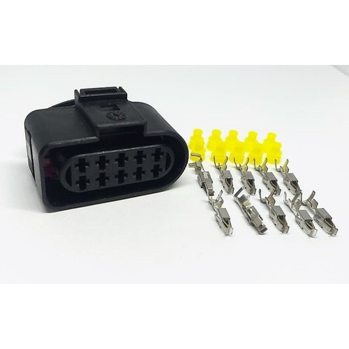 2 Plug Conector Chicote Farol Fox Polo Parati Gol 