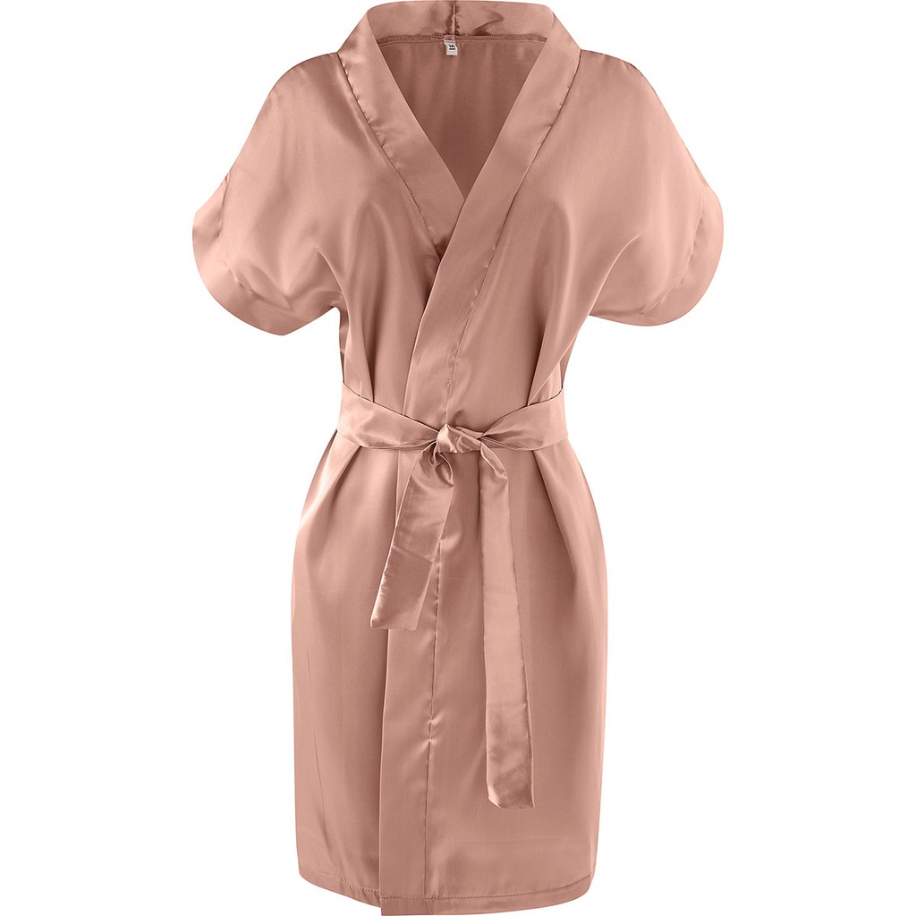 Robe Cetim Roupão Noiva Madrinha Sem Bordado Hobby Casamento