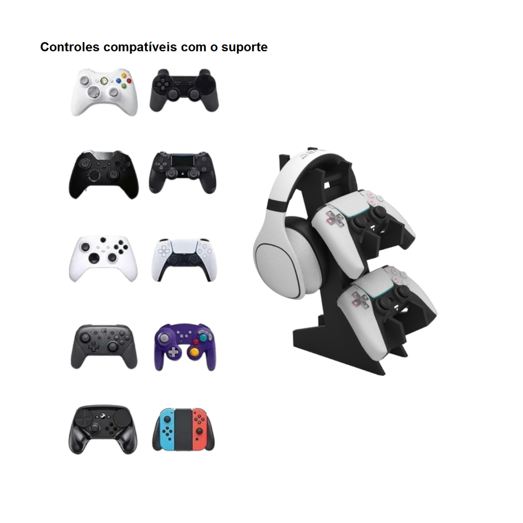 Melhor suporte de controle design moderno para Vídeogame PS4 PS5 Xbox
