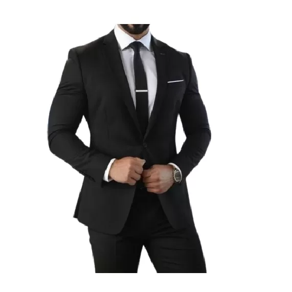 Terno Slim Masculino Microfibra ( Calça e Paletó
