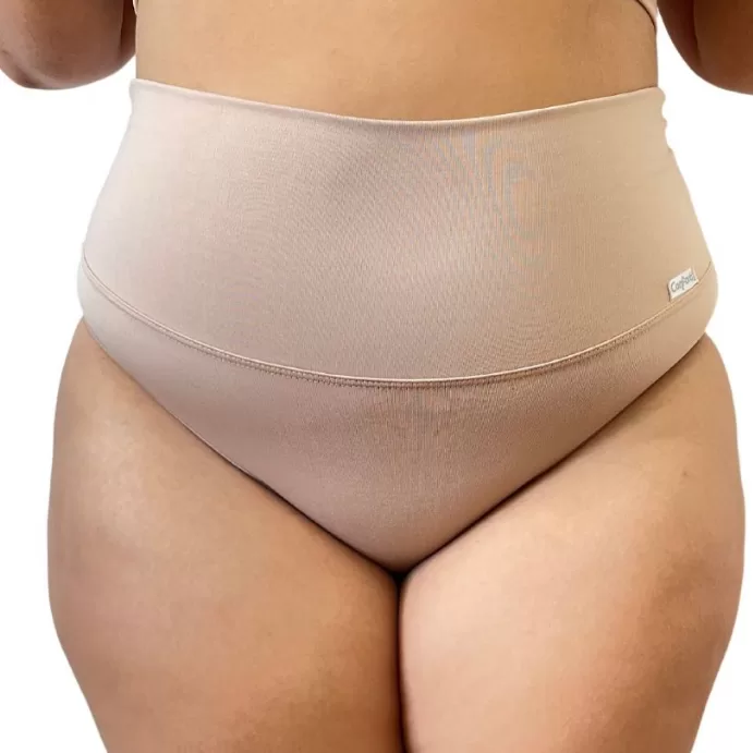 Calcinha Cinta Modeladora Plus Size Cintura Alta C