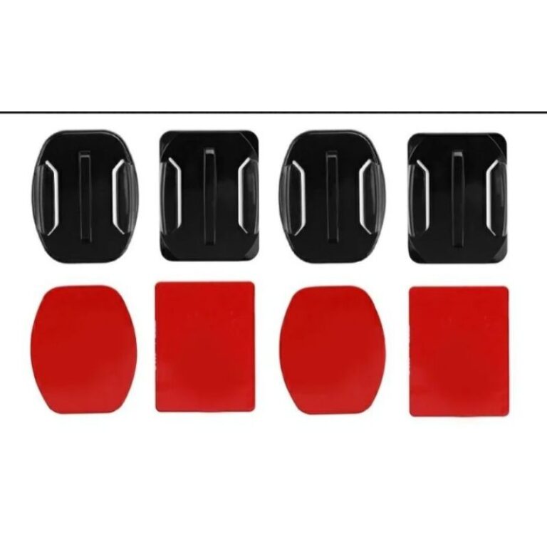 Gopro Suporte Curvo Plano Adesivo Capacete Action 