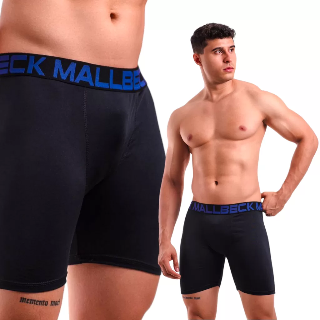 Kit 3 Cueca Bermuda Térmica Long Leg Short Masculino Ciclista Adulto