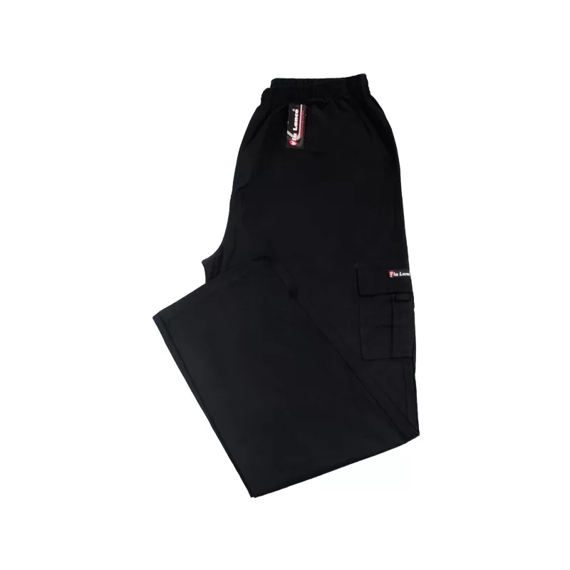 Calça Pus Size Cargo 6 Bolsos Masculina Com Elástico G1 G2 G3