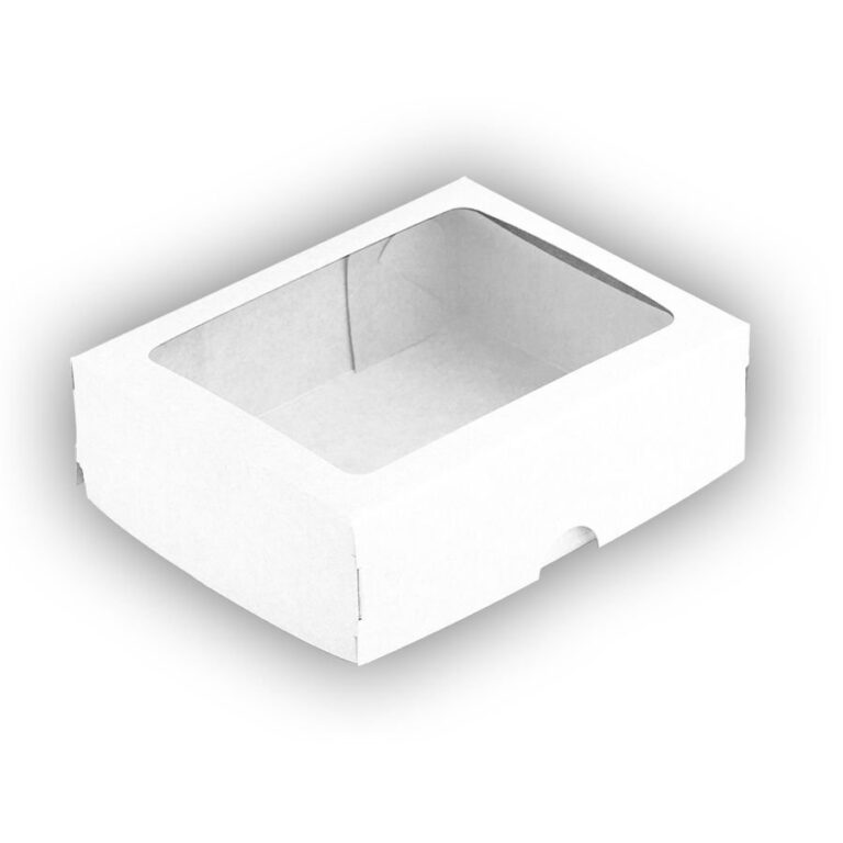 Caixa com Visor S19 Branca (12,5×8,5×3,5