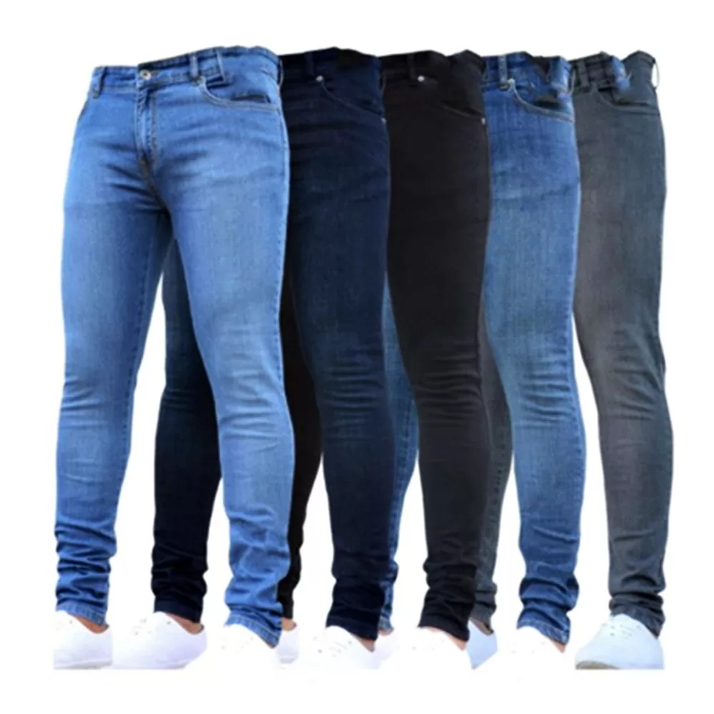Kit Com Até 4 Calças Jeans Masculinas Com Lycra Oferta Premium