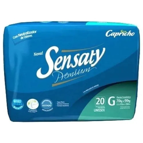 FRALDAS GERIATRICA SENSATY PREMIUM G – 20 un