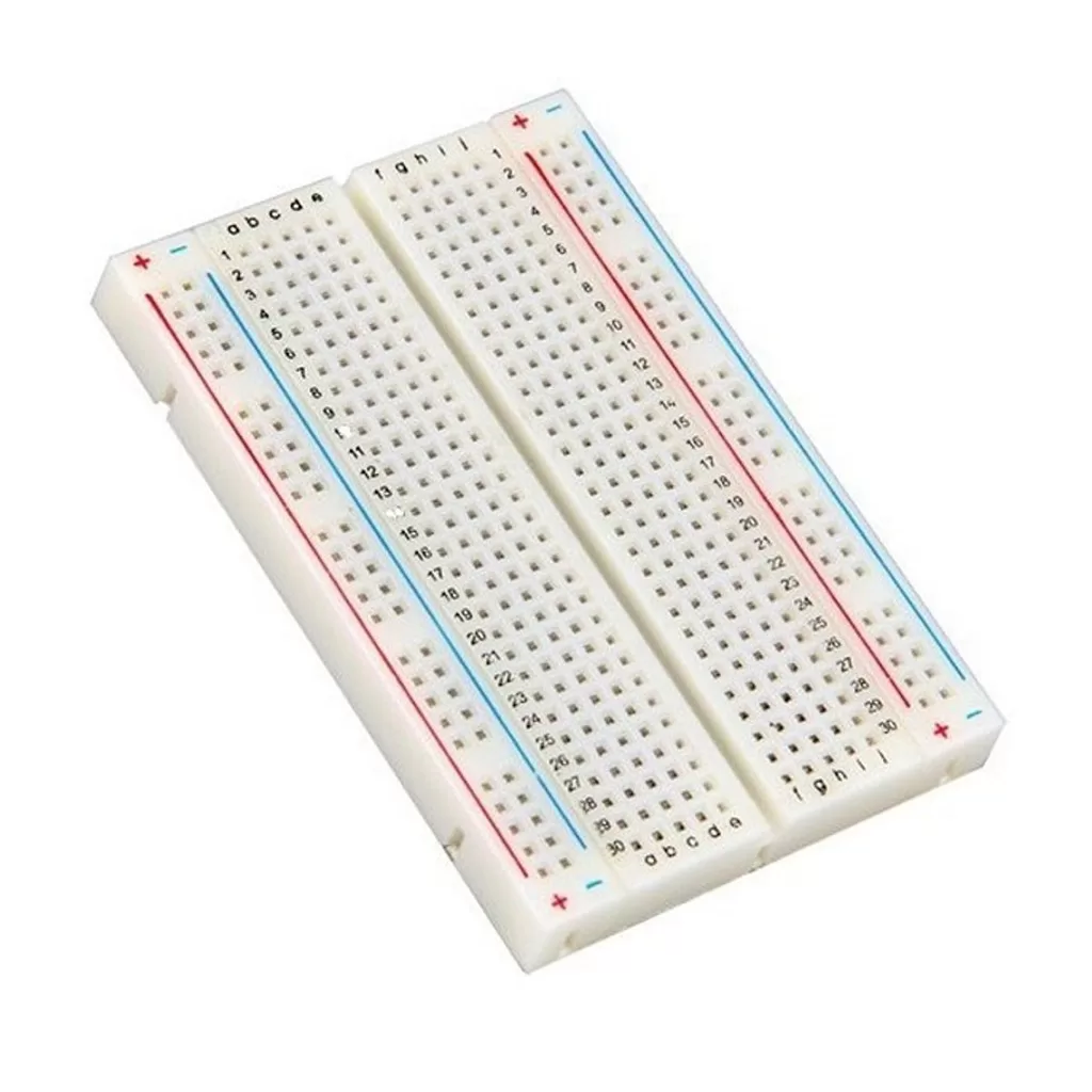 Protoboard 400 Pontos Furos Prototipagem Arduíno Uno, Arduino Mega, Arduino Uno, Esp8266, Esp32, W51