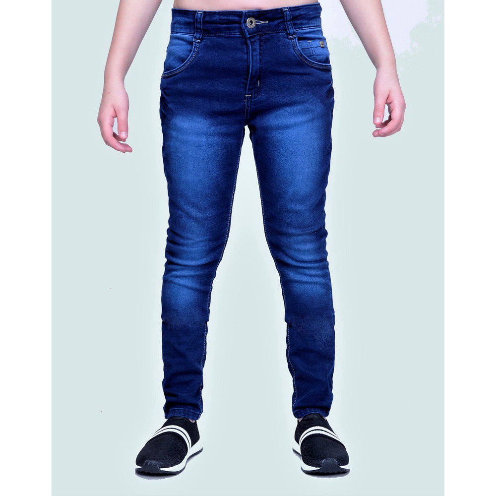 Kit 3 Calça Jeans Masculina Juvenil Infantil  Com Lycra Qualidade Melhor Preço Promoção