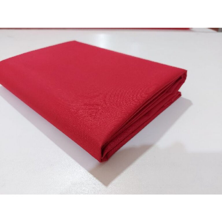 1 METRO – Tecido nylon 600 vermelho uma face