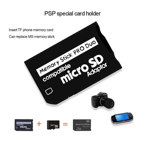 Adaptador Psp Micro Sd Pro Duo Sony Câmeras Photo