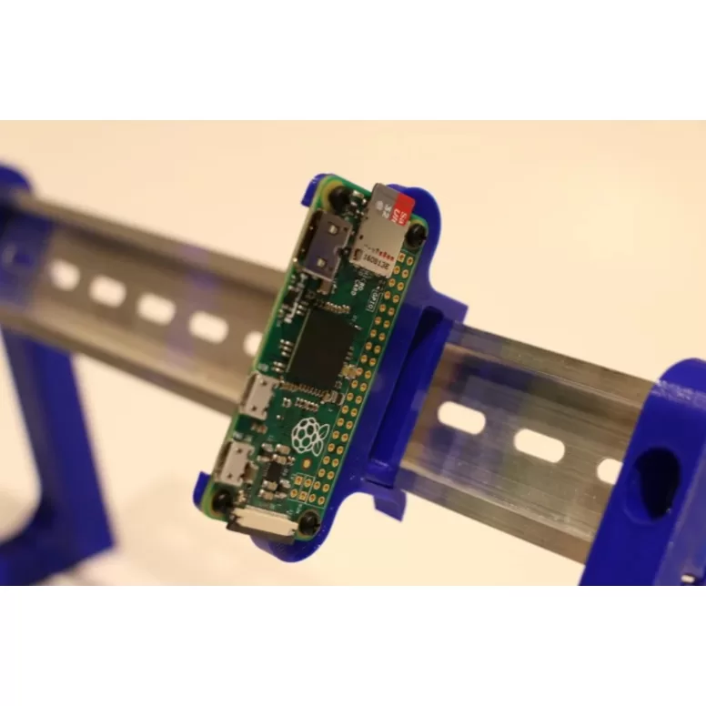 Kit De 4 Cases De Raspberry Pi Zero Para Trilho Din