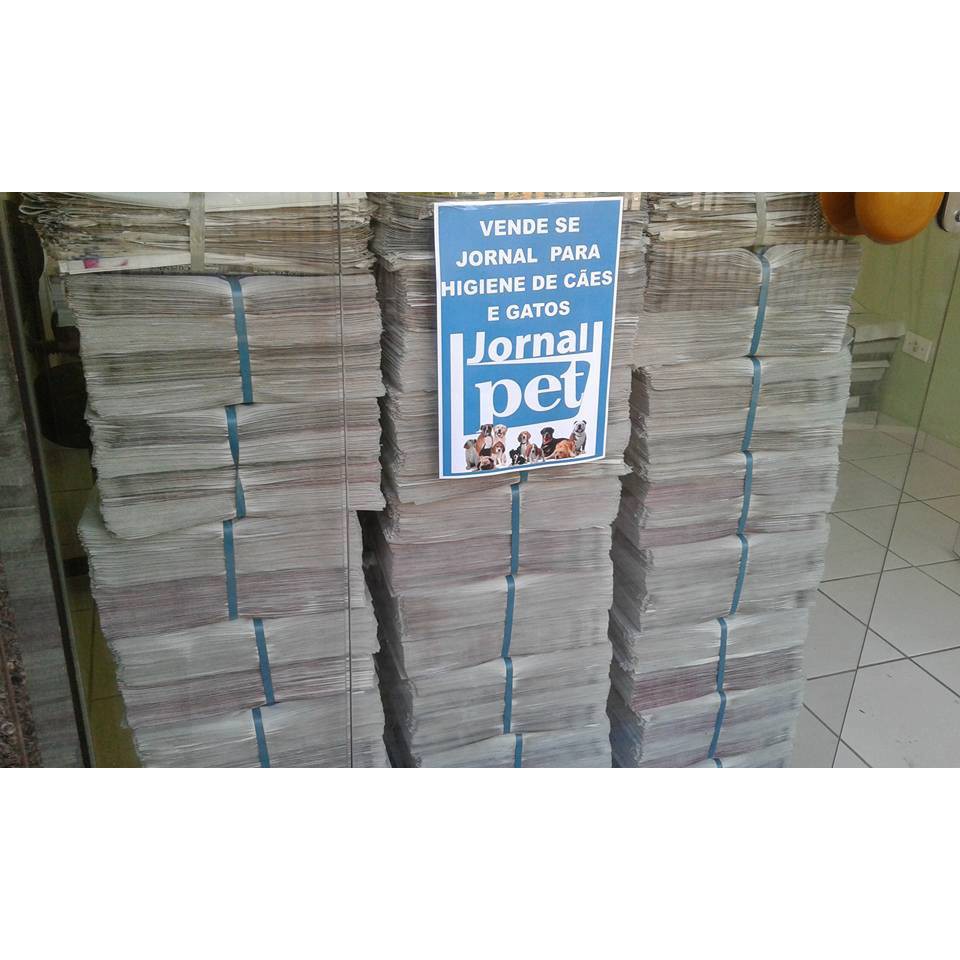 Jornal Para Pet, Mudança, Artesanato, Pintura 1KG