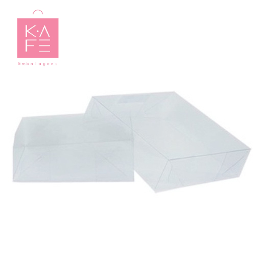 Caixa de Acetato Transparente P/ 9 Doces Ref 26 13