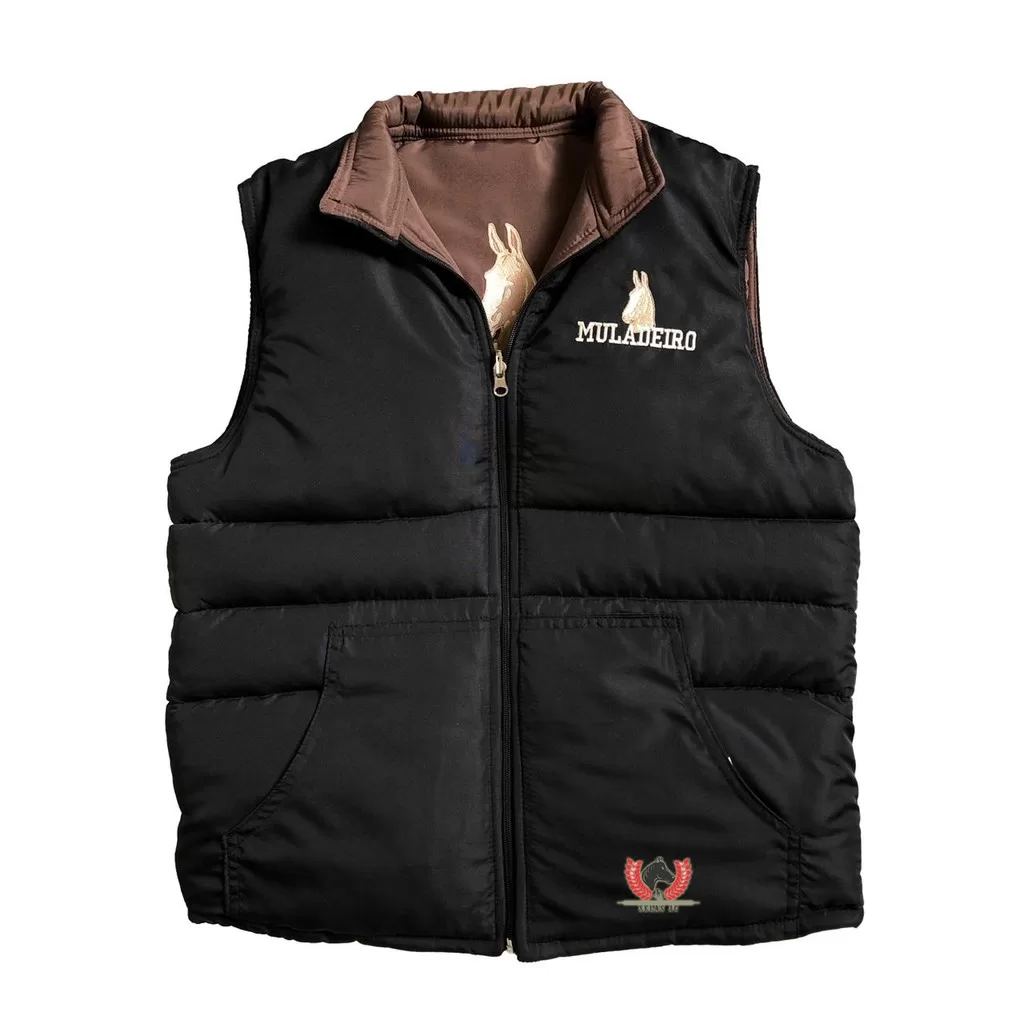 Colete Country Muladeiro Dois em Um Masculino M10