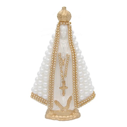 Imagem Nossa Senhora Aparecida Branca Perola Perol