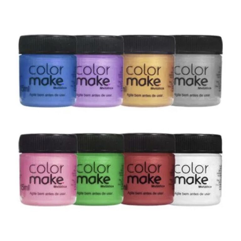 Tinta Liquida Metálica 15ml Colormake Maquiagem a
