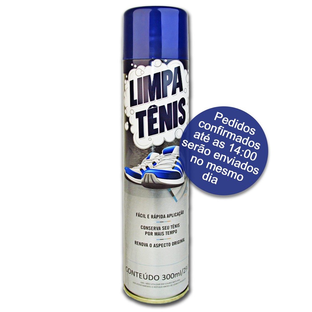 Limpa Tênis Branco e Colorido Petroplus Spray Limpador a Seco Espuma Limpa Tenis Produto Premium