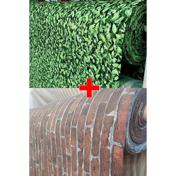 Tecido Para Decoração Muro Ingles 1,00m + Tijoli