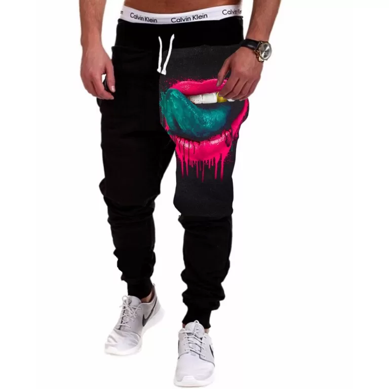 Calça Masculina de Moletom Estampada por Sublima