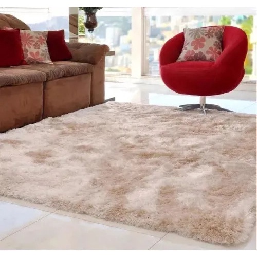 Tapete Peludo, Felpudo De Sala Ou Quarto Luxo  2,0