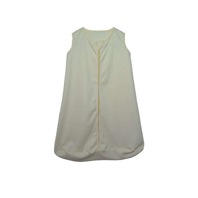Saco de Dormir Bebê Amarelo 100% Algodão Enxoval