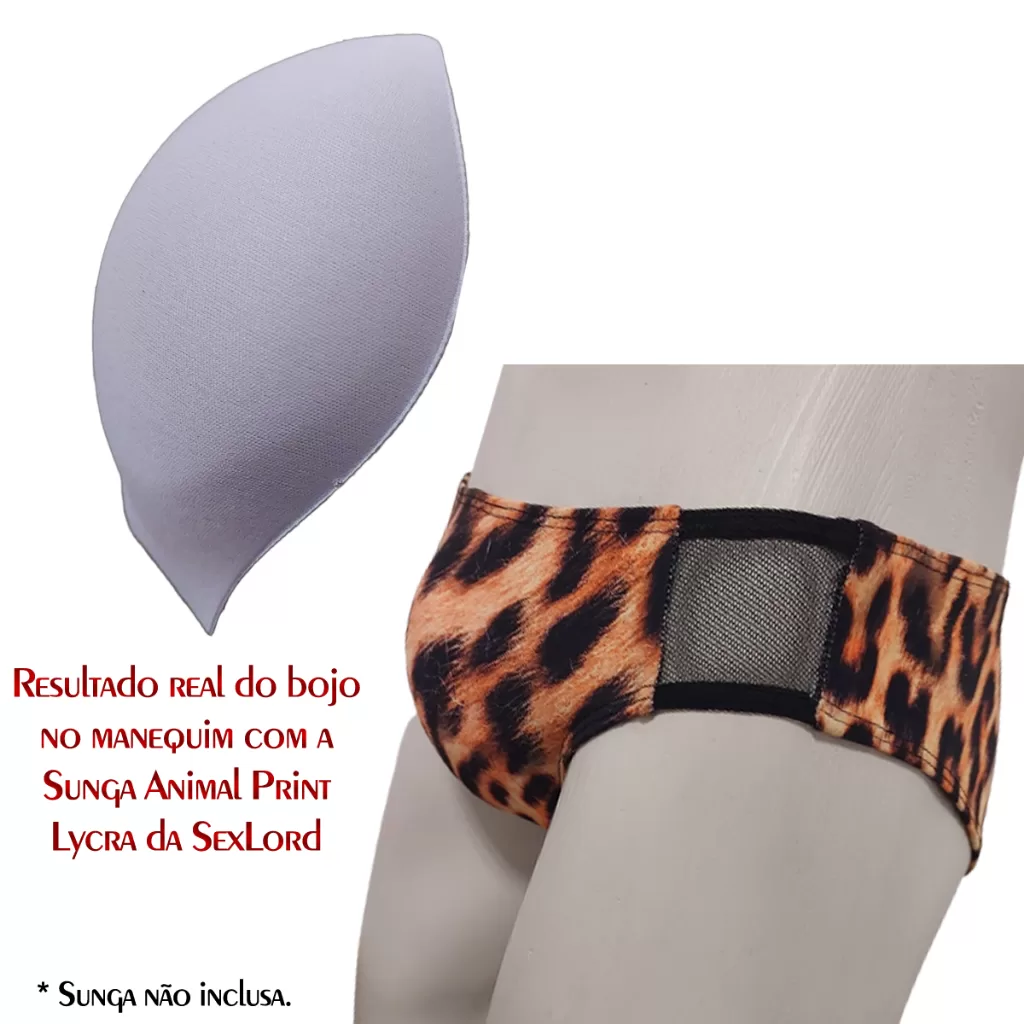 Bojo Enchimento Masculino Frontal Cueca ou Sunga Aumenta Volume