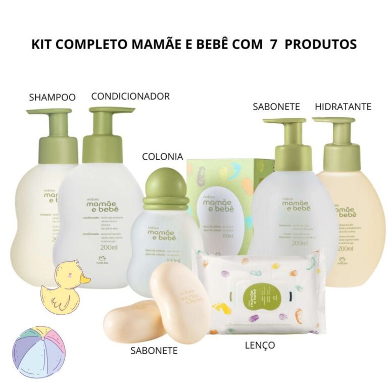 PRESENTE MAMÃE E BEBÊ NATURA Aniversário Chá R