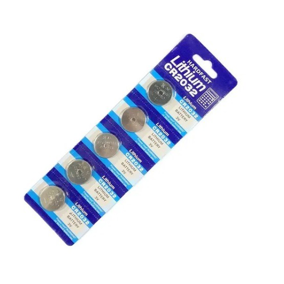 Cr2032 Bateria Cartela 5 Pilha 3v Bios Relogio Bal