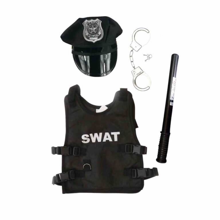 Kit Policial Infantil (Colete Infantil  + Cassetet