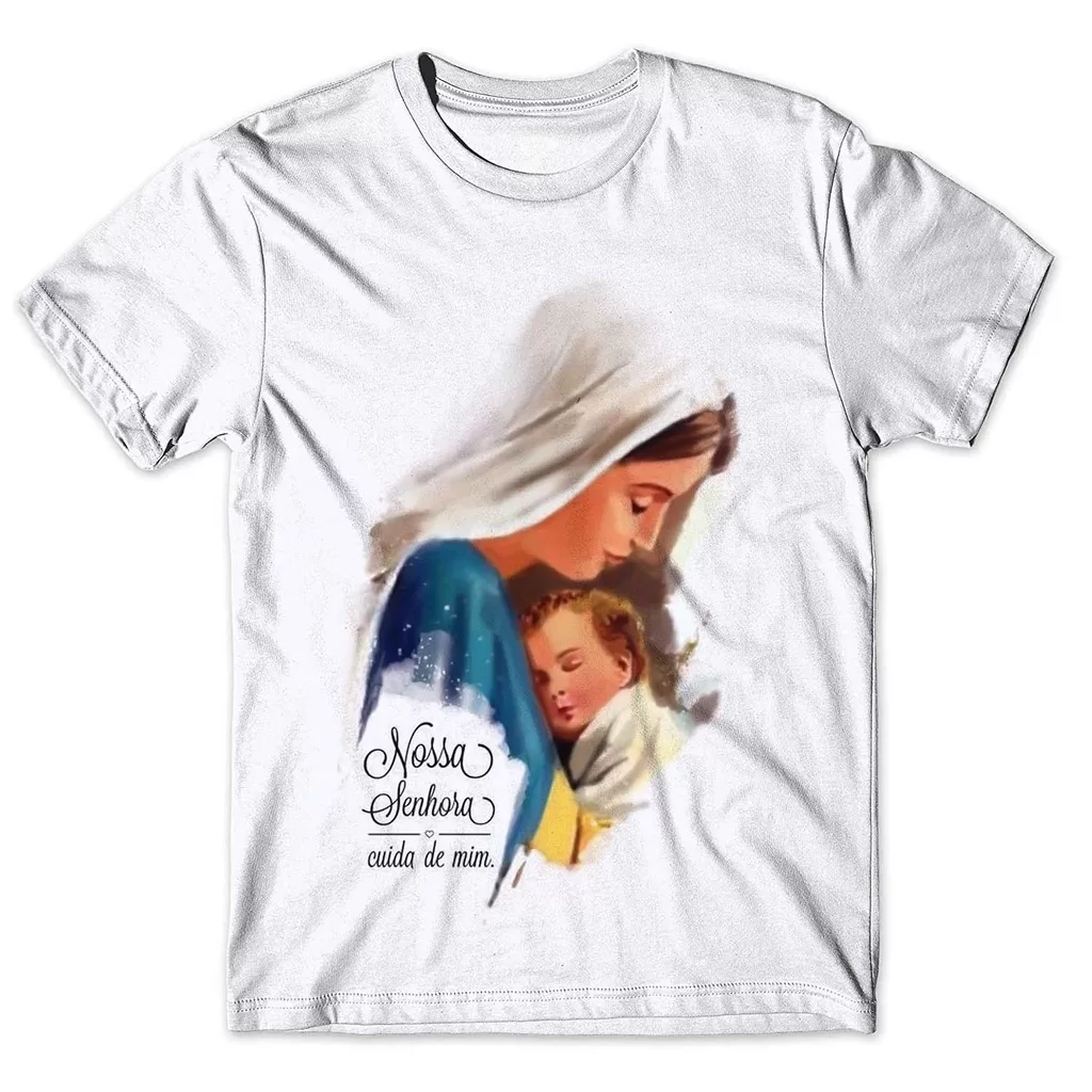 Camisa Camiseta Masculina Nossa Senhora Aparecida 12