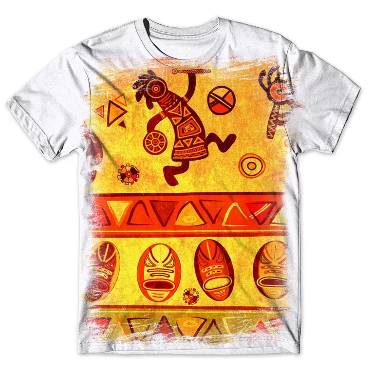 Camisa Camiseta Masculina Africana 67