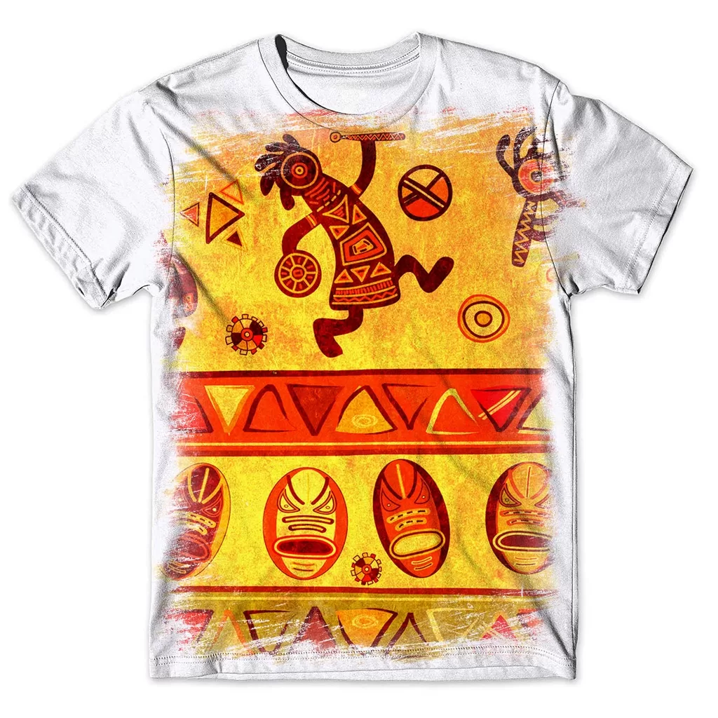 Camisa Camiseta Masculina Africana 67