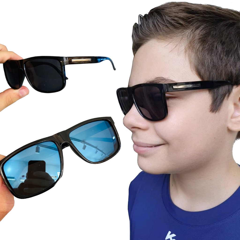 Óculos infantil solar masculino com proteção UV400