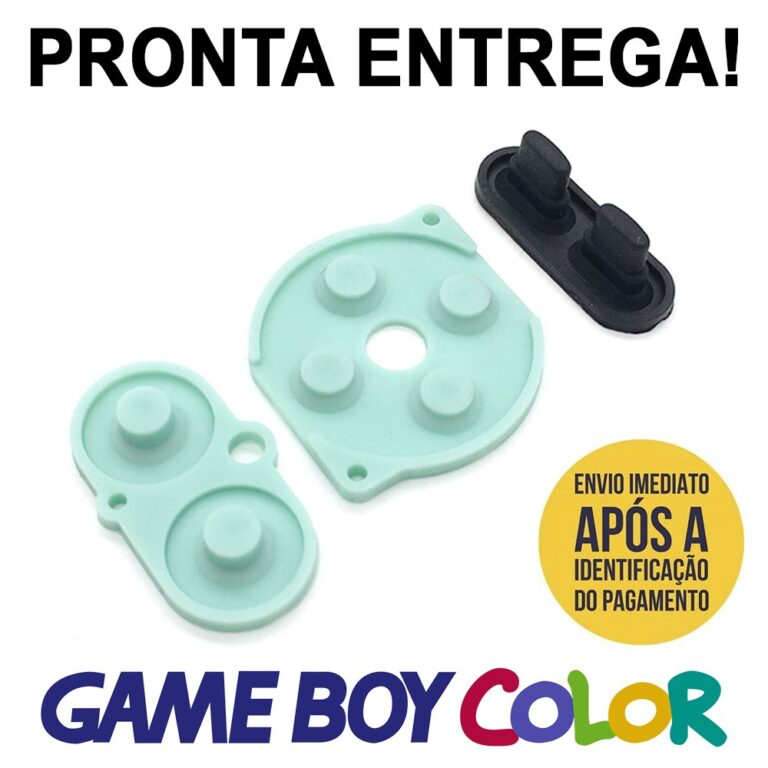 Kit Borrachas Condutivas Game Boy Color Gameboy Gb