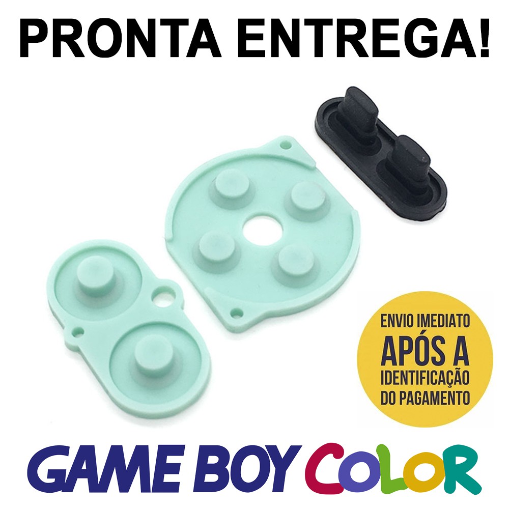 Kit Borrachas Condutivas Game Boy Color Gameboy Gbc Novas